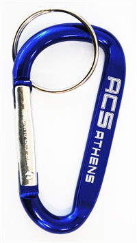 G09_Timor Carabiner Key Chain with printed ACS Athens logo