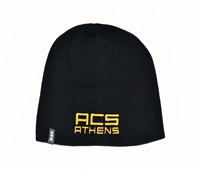 H01_Navy Blue Winter Knit Hat with ACS Athens Logo