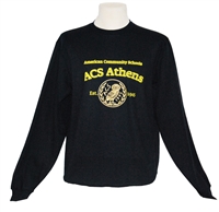 S03_Navy Blue Sweatshirt with ACS Athens Owl Logo