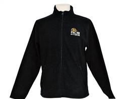 S13_Navy Fleece Jacket with small ACS Athens Lancer Logo