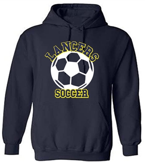 SA09_Hooded Sweatshirt With Large ACS Athens Soccer Logo