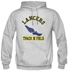 SA12_Hooded Sweatshirt With Large ACS Athens Track & Field Logo