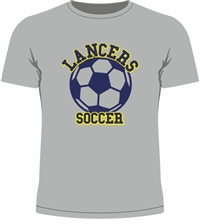 ST09_Short sleeve T-Shirt with Large Soccer Logo
