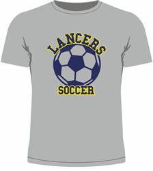 ST09_Short sleeve T-Shirt with Large Soccer Logo