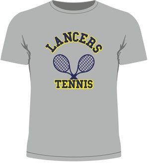 ST11_Short sleeve T-Shirt with Large Tennis Logo