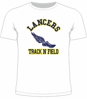 ST12_Short sleeve T-Shirt with Large Track & Field Logo