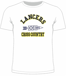 ST14_Short sleeve T-Shirt with Large Cross Country Logo