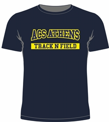 ST19_Short Sleeve T-Shirt With "ACS Athens Track & Field" Logo