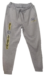 SW01_Grey Sweatpants with small Lancers Logo and ACS Athens Basketball Logo
