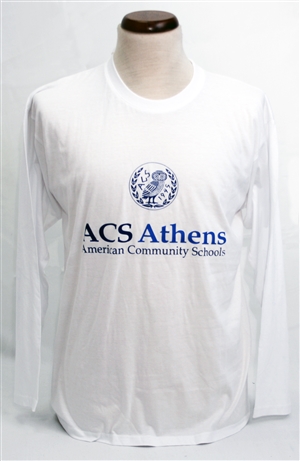 T02_Long Sleeve T-Shirt  with Large ACS Athens Logo with Owl