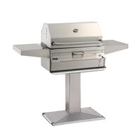 Fire Magic Charcoal Patio Post Mount Grill