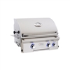 AOG 24 Built-In Grill "L" Series with Rotisserie Back Burner and High Performance Rotisserie Kit