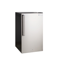 Fire Magic Refrigerator with Stainless Steel Squared Edge Premium Door