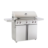 AOG 36-in Stand Alone Grill "T" Series with Back Burner, Side Burner, and Rotisserie