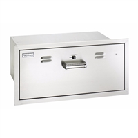 Fire Magic Flush Mounted Electric Warming Drawer, 14-In x 32-In