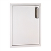 Fire Magic Flush Mounted Single Door Soft Close, 25-In x 17-In