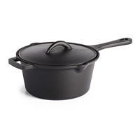 Napoleon Cast Iron Sauce Pan with Lid