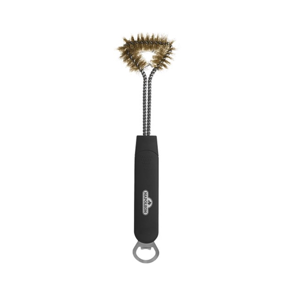 Napoleon Three Sided Grill Brush with Bottle Opener