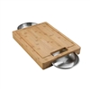 Napoleon Pro Cutting Board With Stainless Steel Bowls