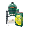 Big Green Egg Large Charcoal Kamado Package with Modular Nest