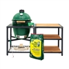 Big Green Egg Large Charcoal Kamado Package with Modular Nest & Expansion Frame