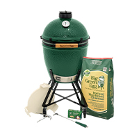 Big Green Egg Large Charcoal Kamado Package with Nest
