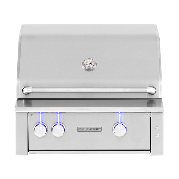 Fire Magic Legacy Stainless Steel Regal 30'' Built-in Counter Top BBQ Grill  with Rotisserie Backburner