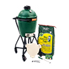 Big Green Egg Medium Charcoal Kamado Package with IntEGGrated Nest & Handler