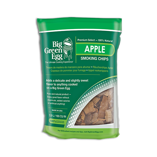 Big Green Egg Premium Kiln Dried Apple Wood Smoking Chips