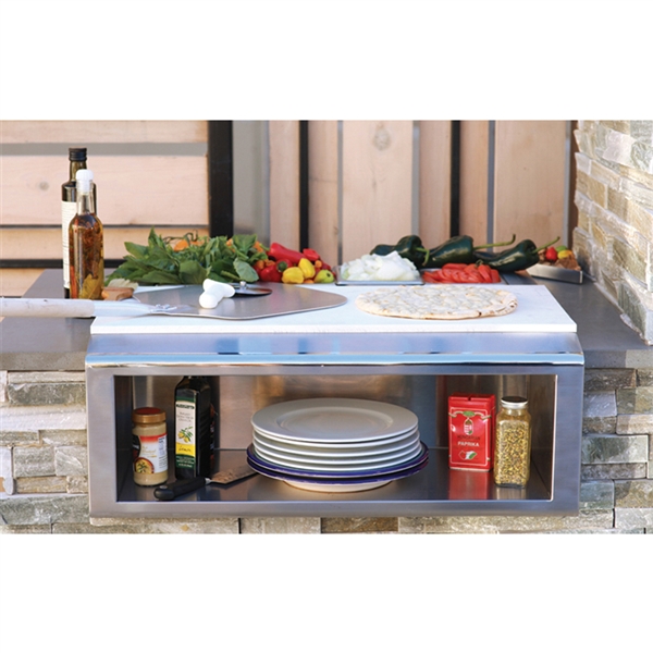 Alfresco 30" Pizza Prep & Garnish Rail