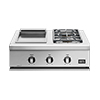 DCS Series 7 30" Built-in Gas Double Side Burner/Griddle