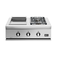 DCS Series 7 30" Built-in Gas Double Side Burner/Griddle