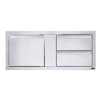 Napoleon 42" X 16" Single Door & Double Drawer Combo