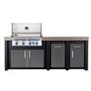 BBQ Authority 92" Outdoor Kitchen Island Bundle with Napoleon Prestige PRO 500 Built-In Gas Grill
