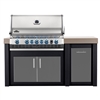 BBQ Authority 71" Outdoor Kitchen Island Bundle with Napoleon Prestige PRO 665 Built-In Gas Grill