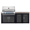 BBQ Authority 92" Outdoor Kitchen Island Bundle with Napoleon Prestige PRO 665 Built-In Gas Grill
