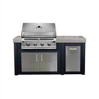 BBQ Authority Exclusive 71" Outdoor Kitchen Island Bundle with Napoleon 32" Built-In 500 Series