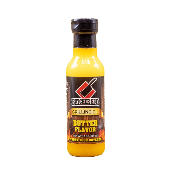 Butcher BBQ Butter Flavor Grilling Oil - 12 oz.