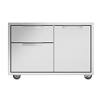 DCS 36" Grill CAD Cart with Access Drawers, for Series 7 & 9 Grills (Side Shelf Kits Not Included) - 71526
