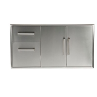 Coyote Combo Two Drawer Cabinet plus Double Access Doors
