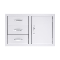 Summerset 33" 3-Drawer and Access Door Combo