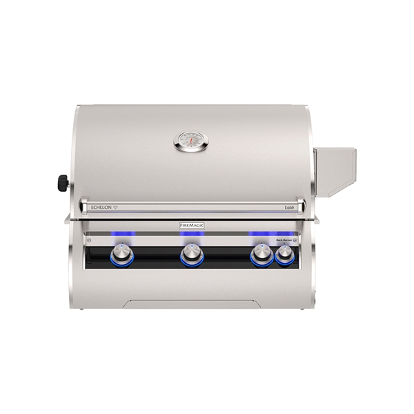 Fire Magic Echelon Diamond 30" Built-in Gas Grill with Analog Thermometer