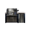 BBQ Authority Exclusive 71" Outdoor Kitchen Island Refrigerator Bundle with FireMagic Aurora A790I NG Built-In Grill