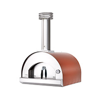 Fontana Margherita Wood Fired Pizza Oven, Red