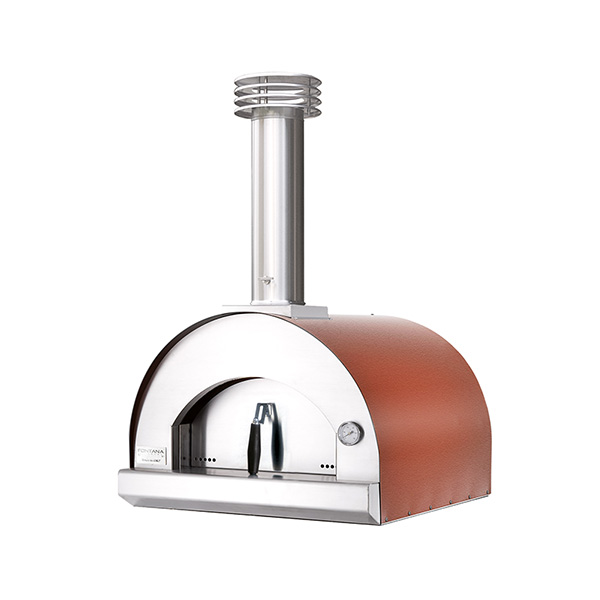 Fontana Margherita Wood Fired Pizza Oven, Red