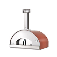 Fontana Mangiafuoco Wood Fired Pizza Oven, Red
