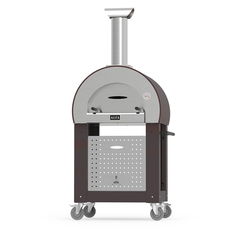 Chicago Brick Oven Mobile Wood Burning Pizza Oven; Copper