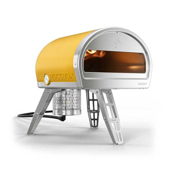 Gozney Limited Edition Yellow Roccbox Propane Gas Fired Pizza Oven