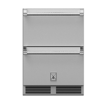 Hestan 24-in Outdoor Refrigerator Drawers