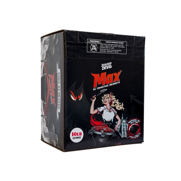 Jealous Devil Maxxx Briquet Charcoal 10-lb Multi-Purpose Box